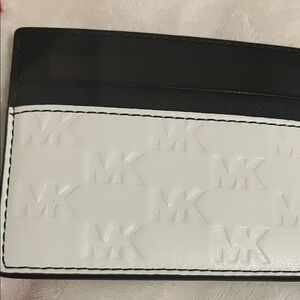Michael Kors Two-Tone Card Holder